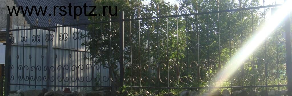 Забор с воротами