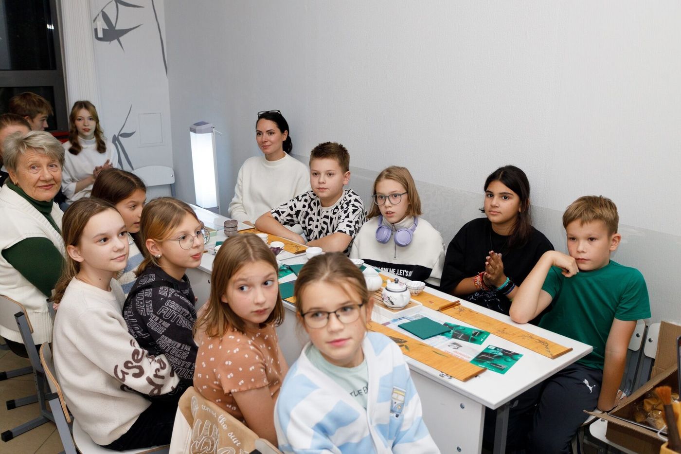 Занятие в классе школы «Ванмэй»