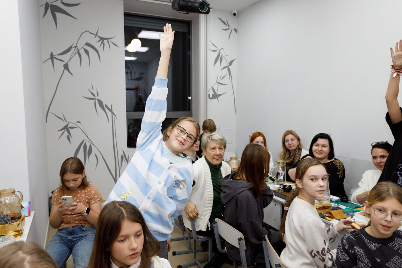 Ученики на занятии в школе «Ванмэй»